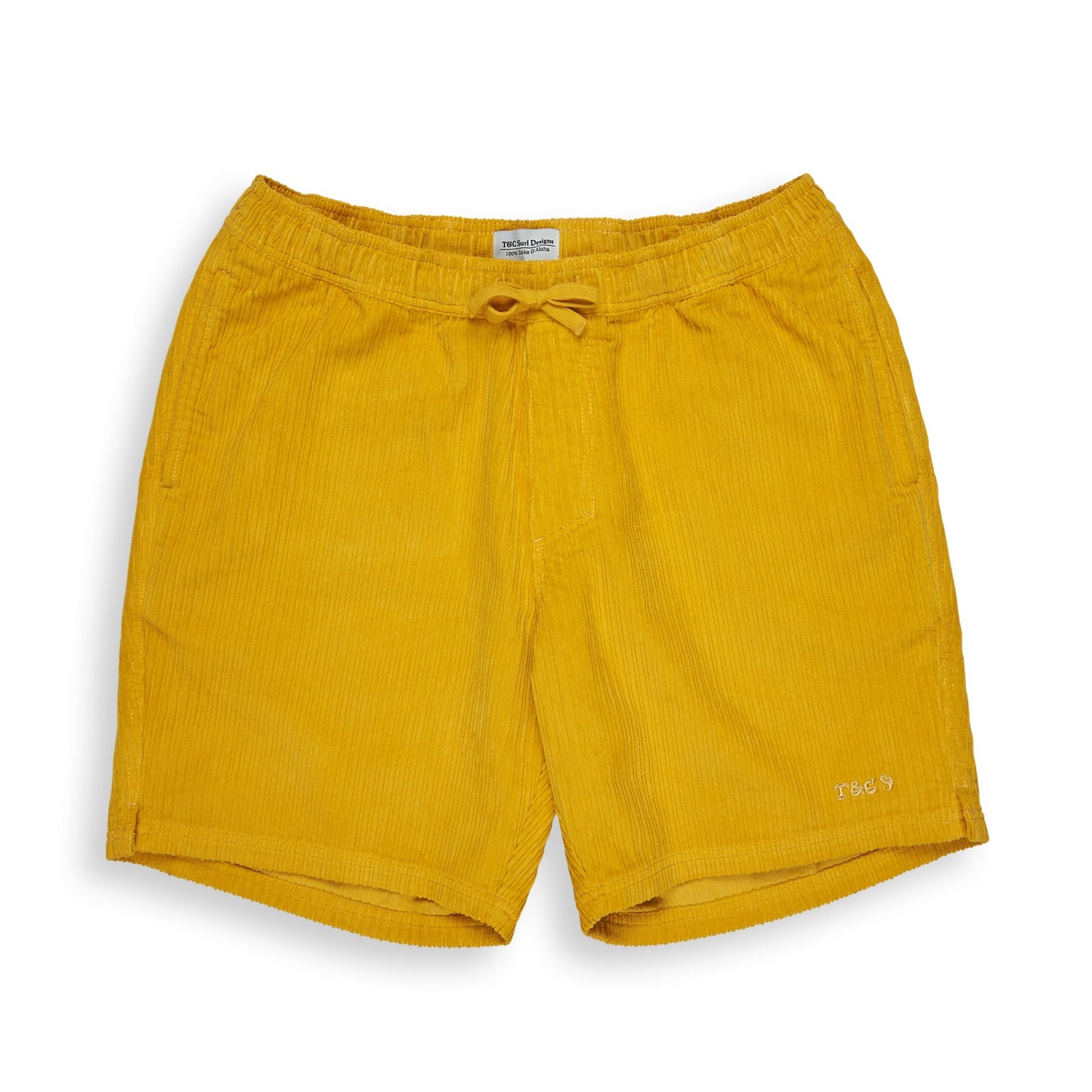 T&C Surf Designs Corduroy Beach Walkhorts 19'' - Washed Mustard
