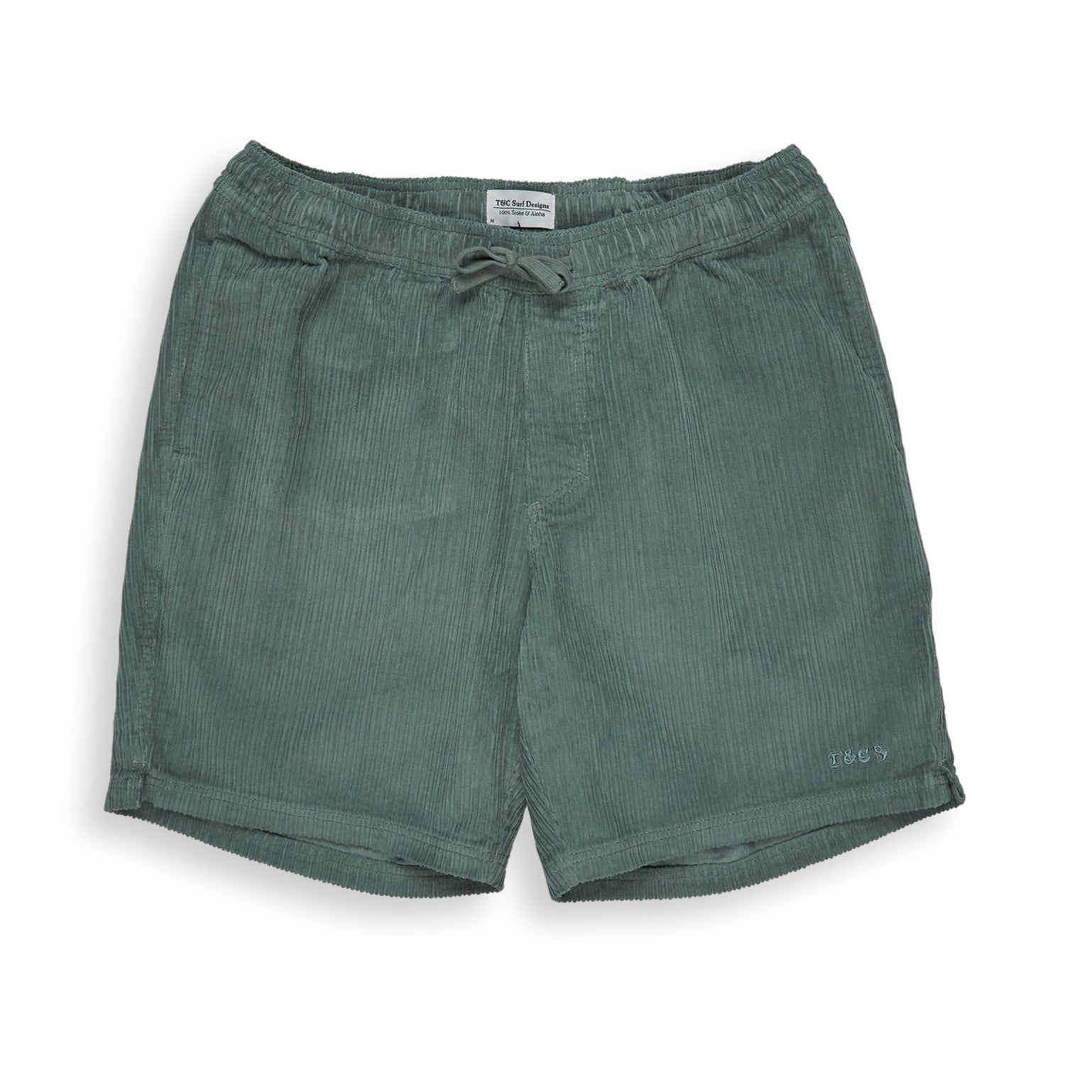 T&C Surf Designs Corduroy Beach Walkshorts 19'' - Grey Green
