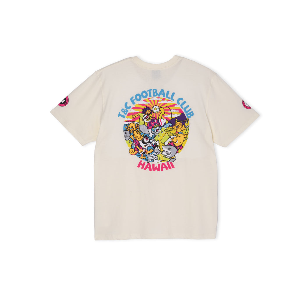 T&C Hawaii Football club - World Cup T-shirt manches courtes-Off White