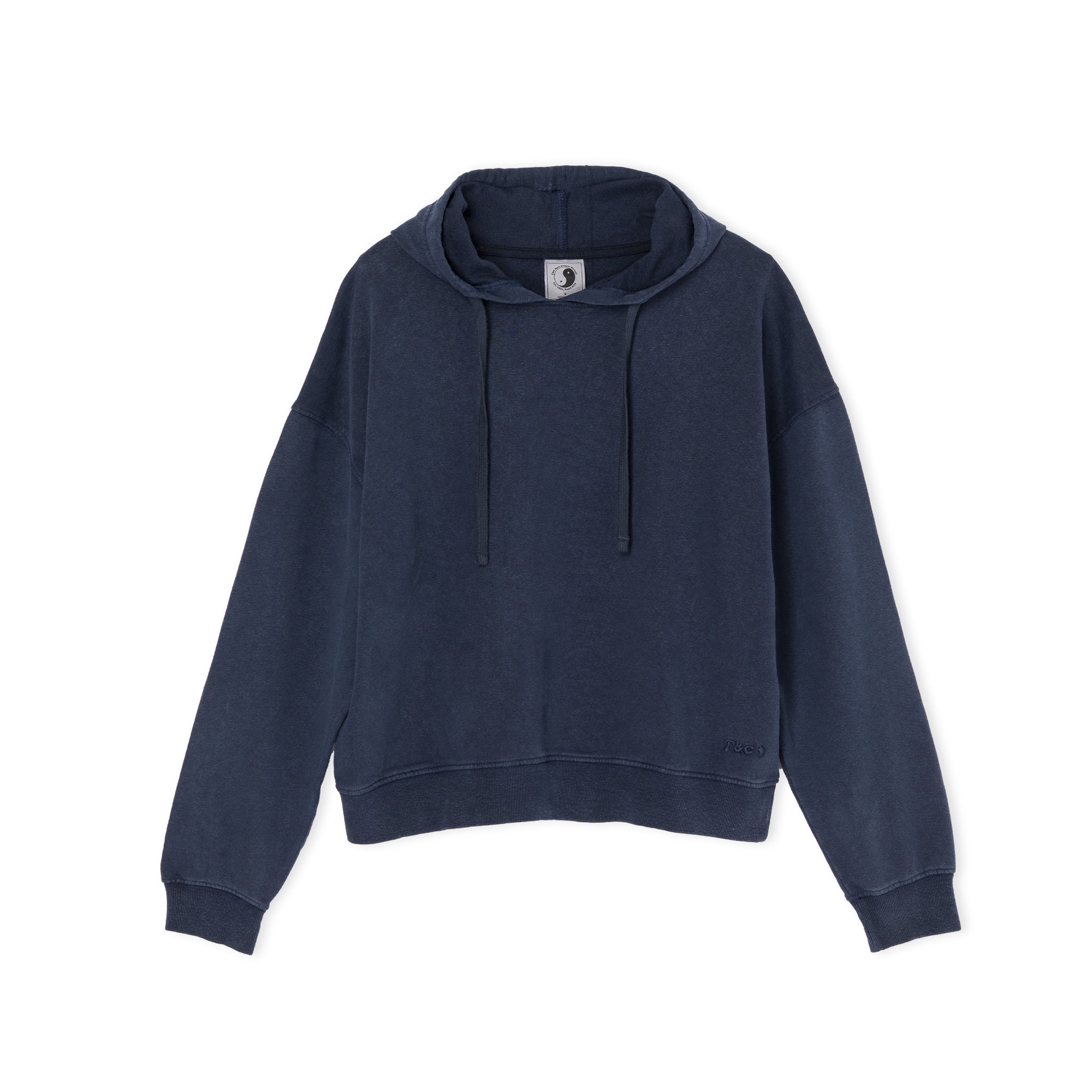 T&amp;C Surf Designs Women OG Plain Hoodie Sweat-Dark Navy