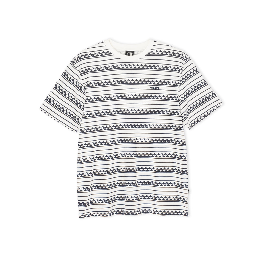 T&amp;C Surf Designs KNY Stripes S/S Tee-Navy