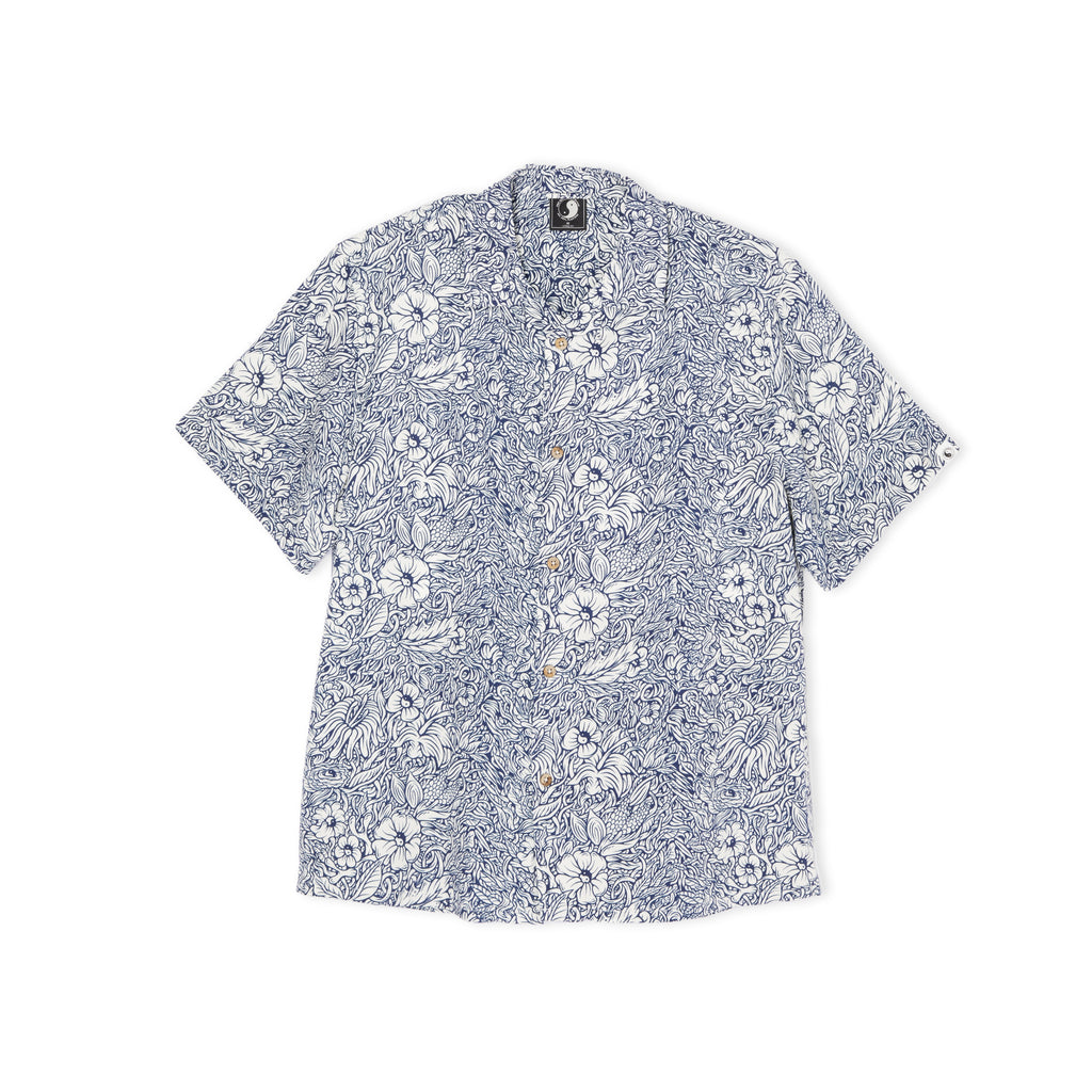 T&C Surf Designs Aloha S/S Shirt - Navy