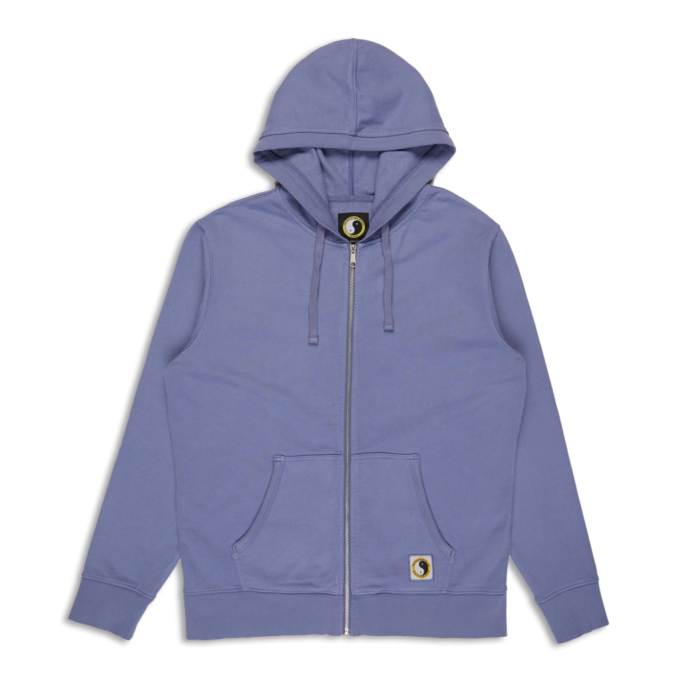 T&C Surf Designs Plain Full Zip Hooded Sweatshirt - Dark Lavender