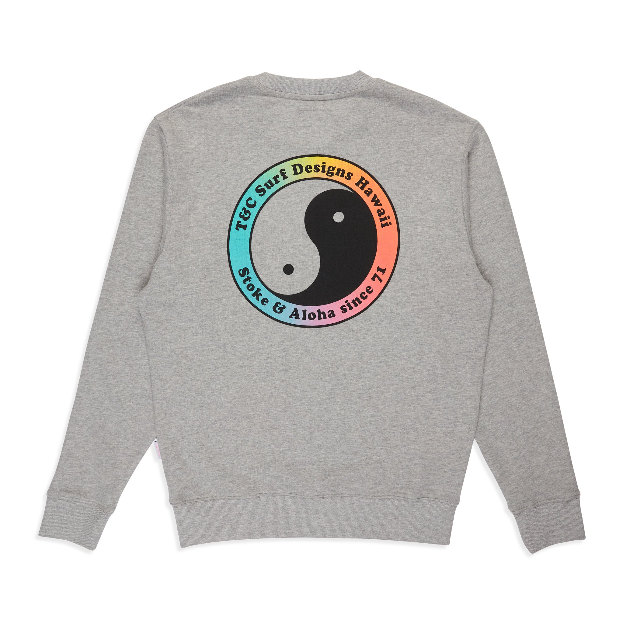 T&C Surf Designs YY 71 Crew Sweat- Heather Grey