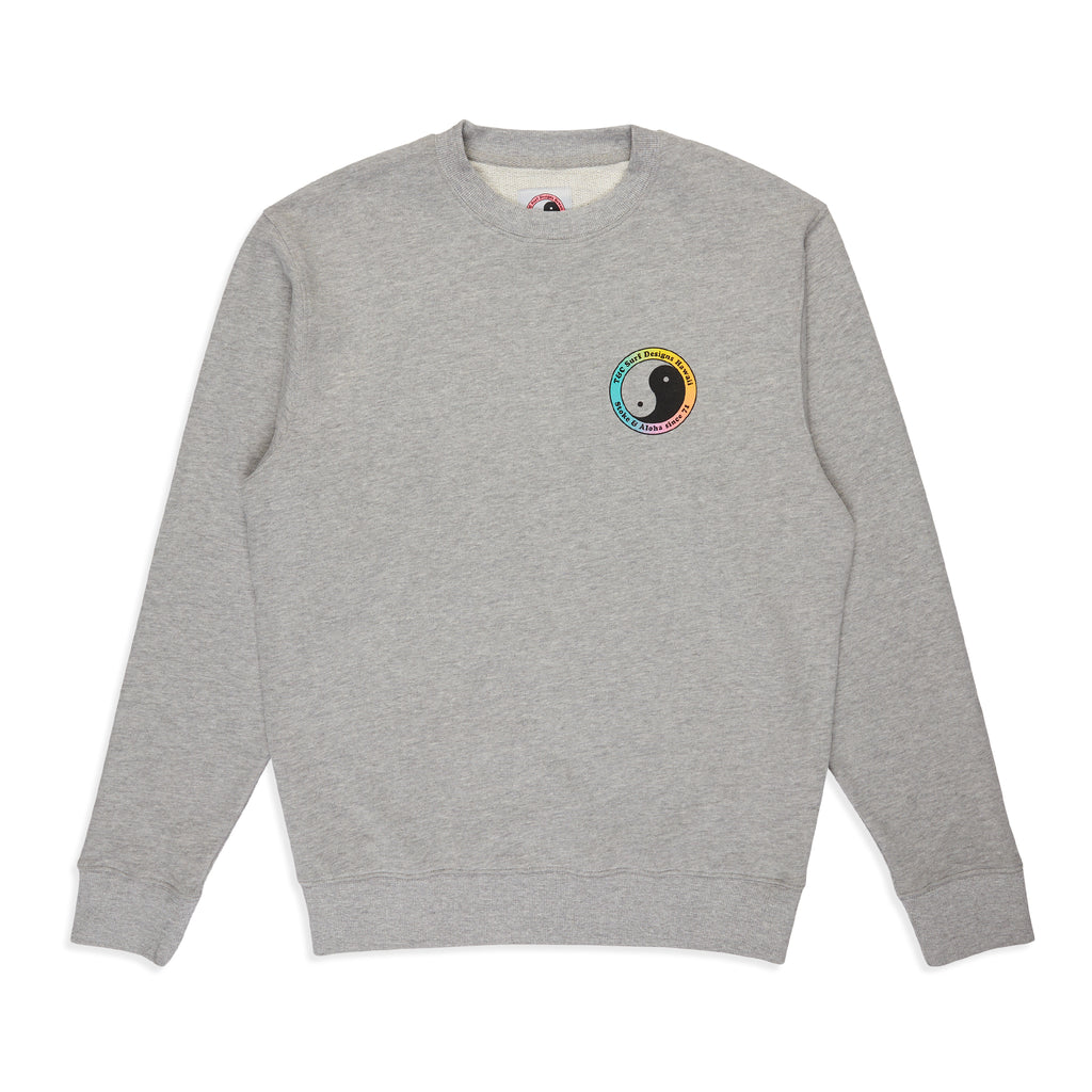 T&C Surf Designs YY 71 Crew Sweat- Heather Grey