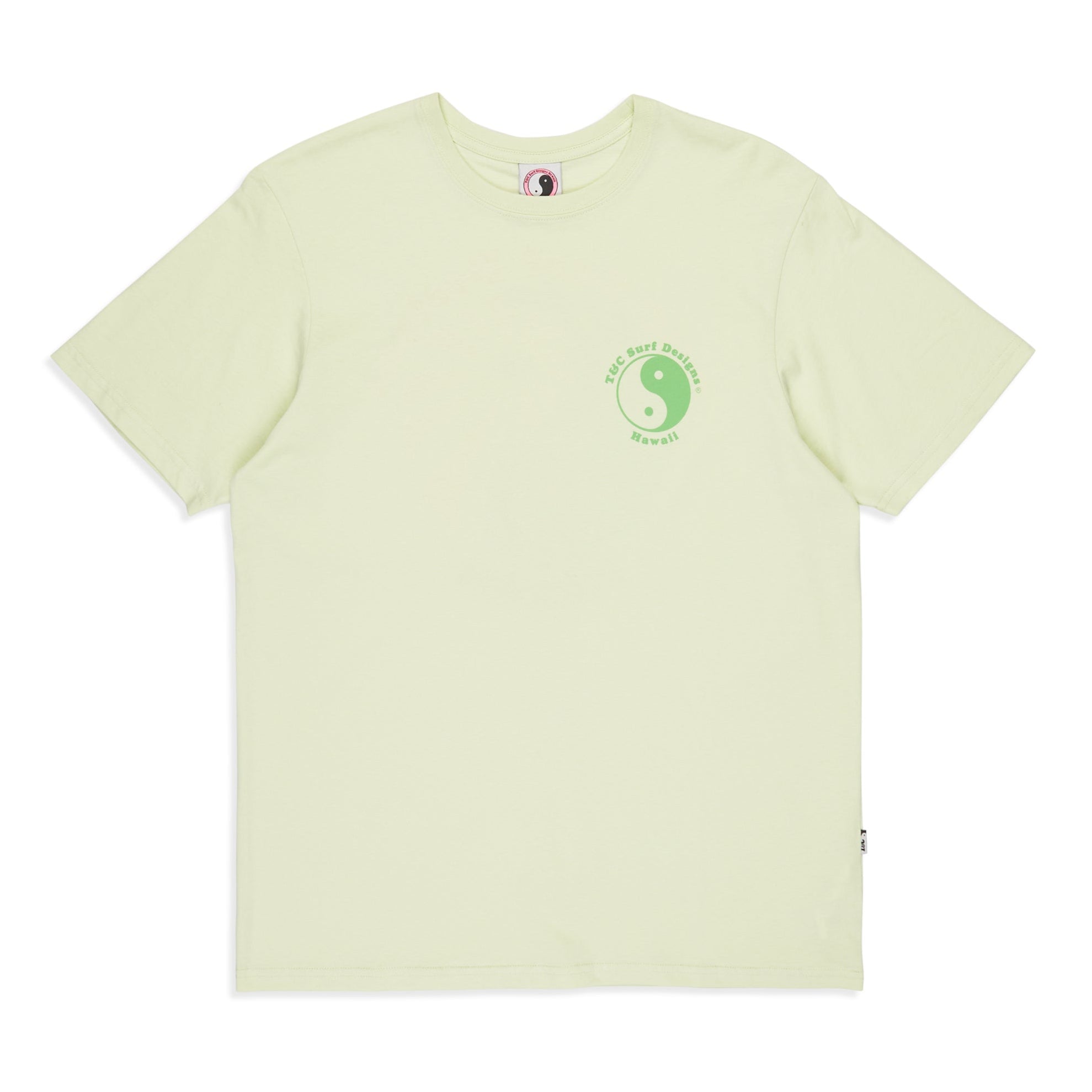 T&C Surf Designs Slims S/S T-Shirt - Lime Cream