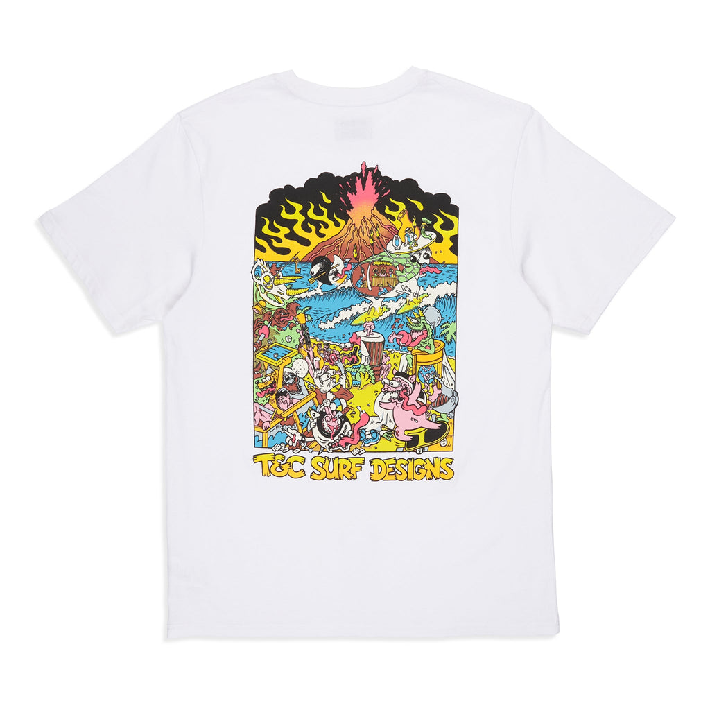 T&C Surf Designs Jon Earthly Delights S/S T-Shirt - White