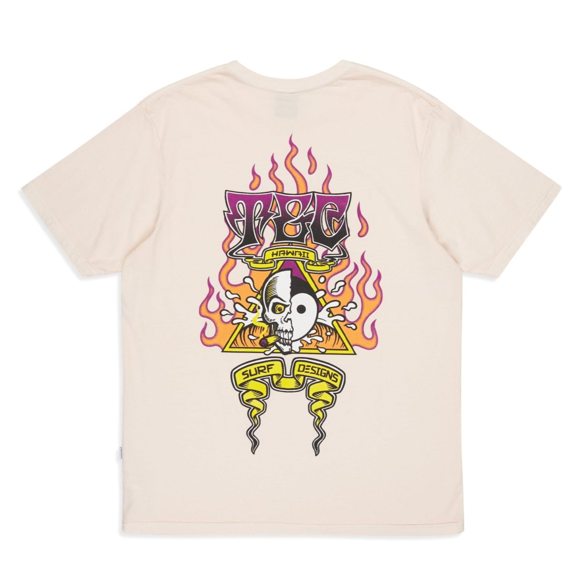 T&C Surf Designs Flame S/S T-Shirt - Used Pink