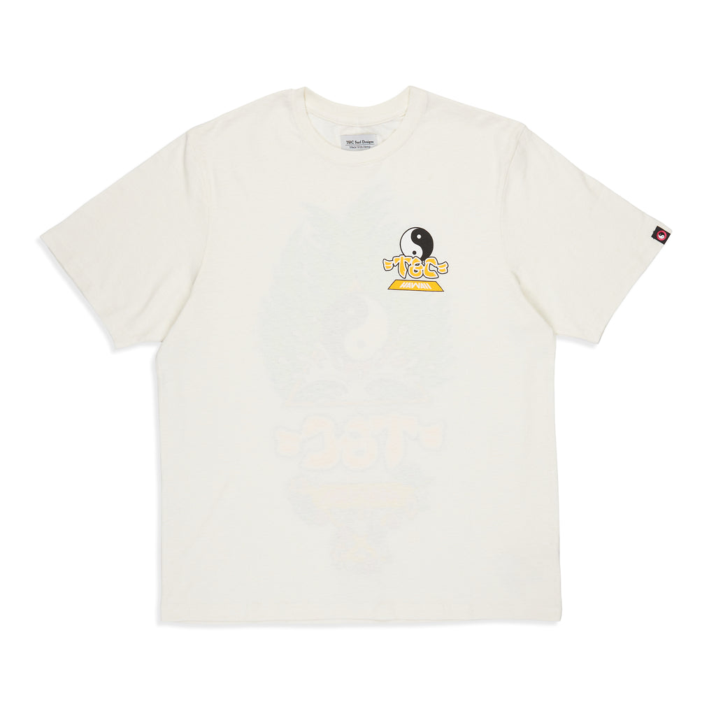 T&C Surf Designs Palms S/S T-Shirt - Off White