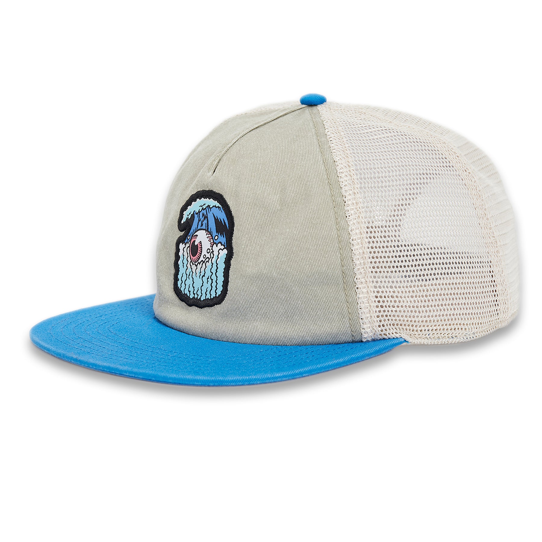 Boné T&C Surf Designs Jon Unstructured Trucker - Azul Royal Natural