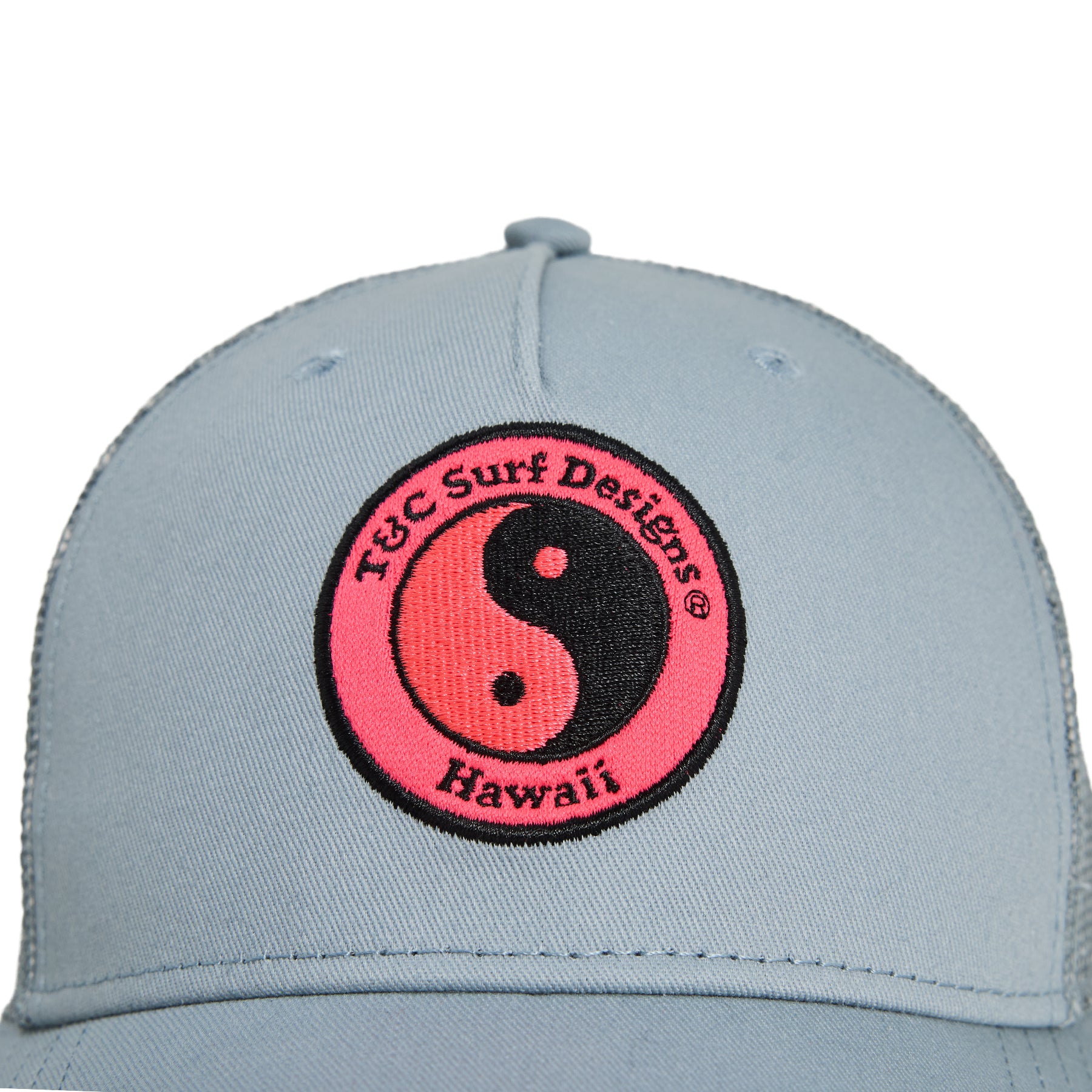T&C Surf Designs YY Trucker Cap - Used Blue Used Blue Pink Logo