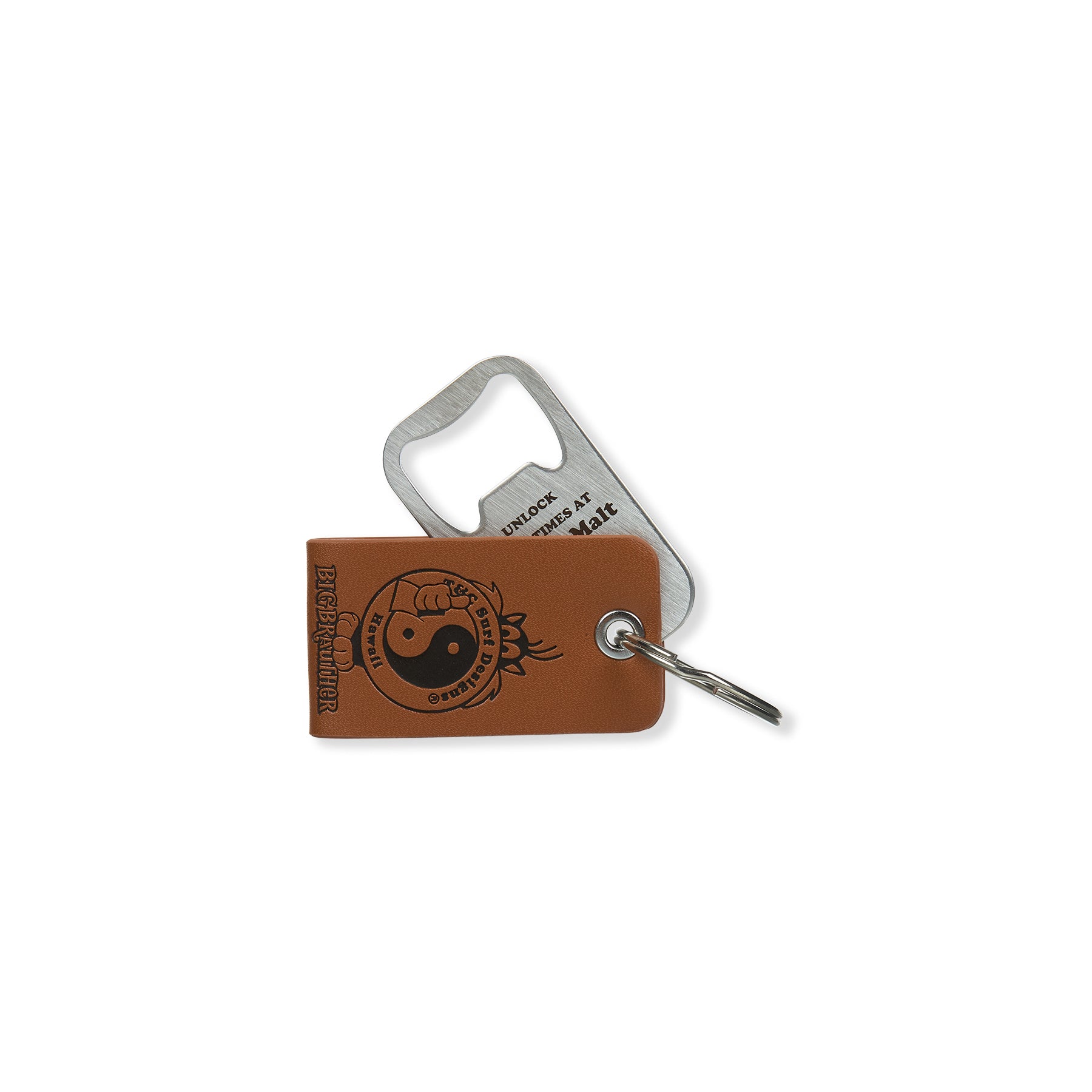 T&C Surf Designs & Big Brauther Keyring - Natural