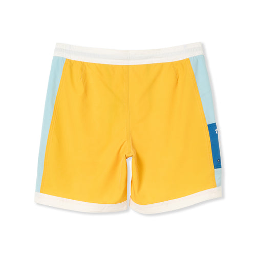 Calções de praia T&C Surf Designs Beach Park de 45 cm - Girassol