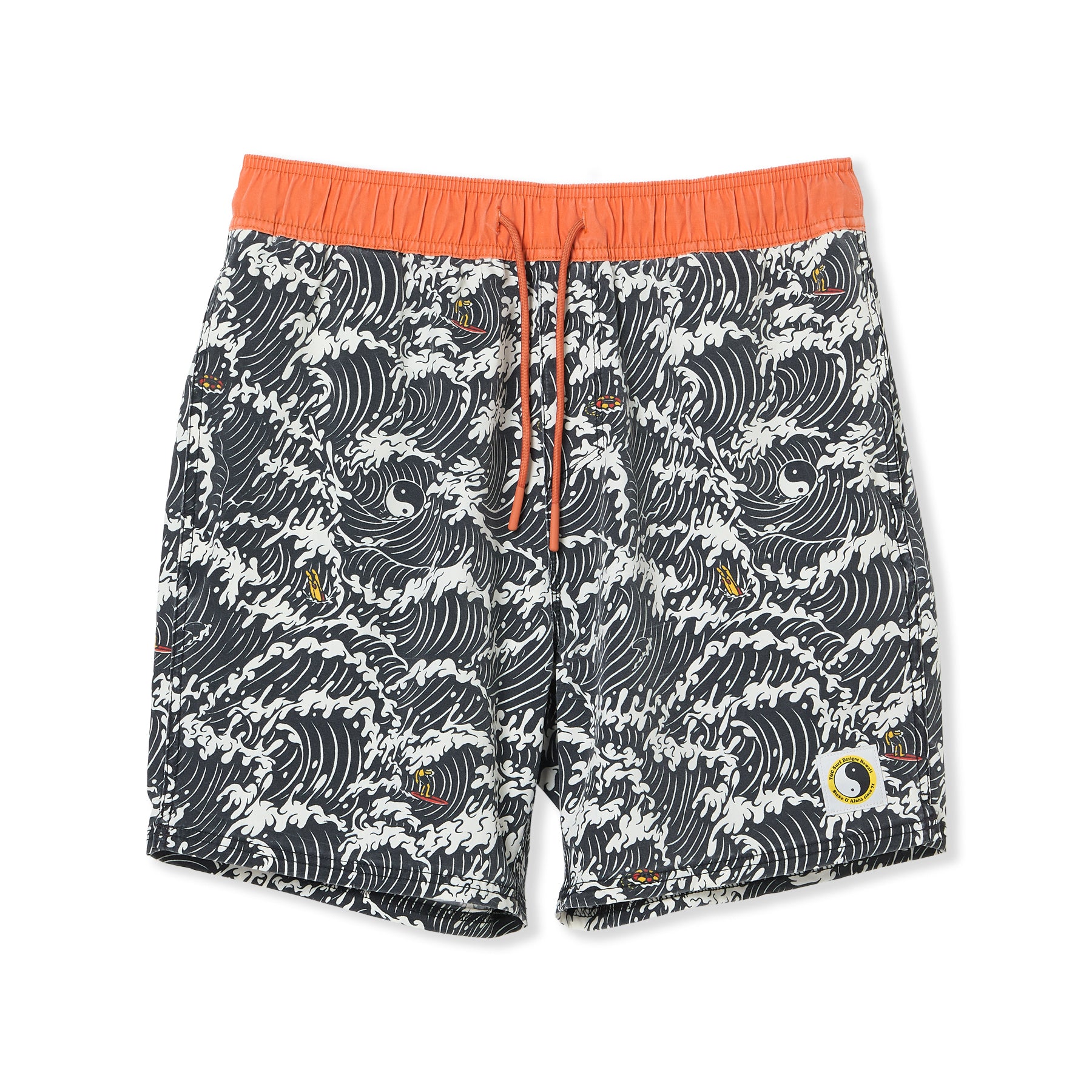 Aloha Elastic 17,5" Short de bain -Black