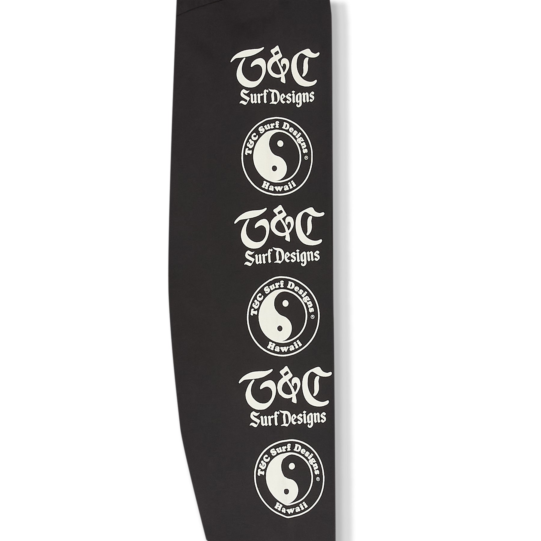 T-shirt de manga comprida T&C Surf Designs Koï Lightning - Preto Militar