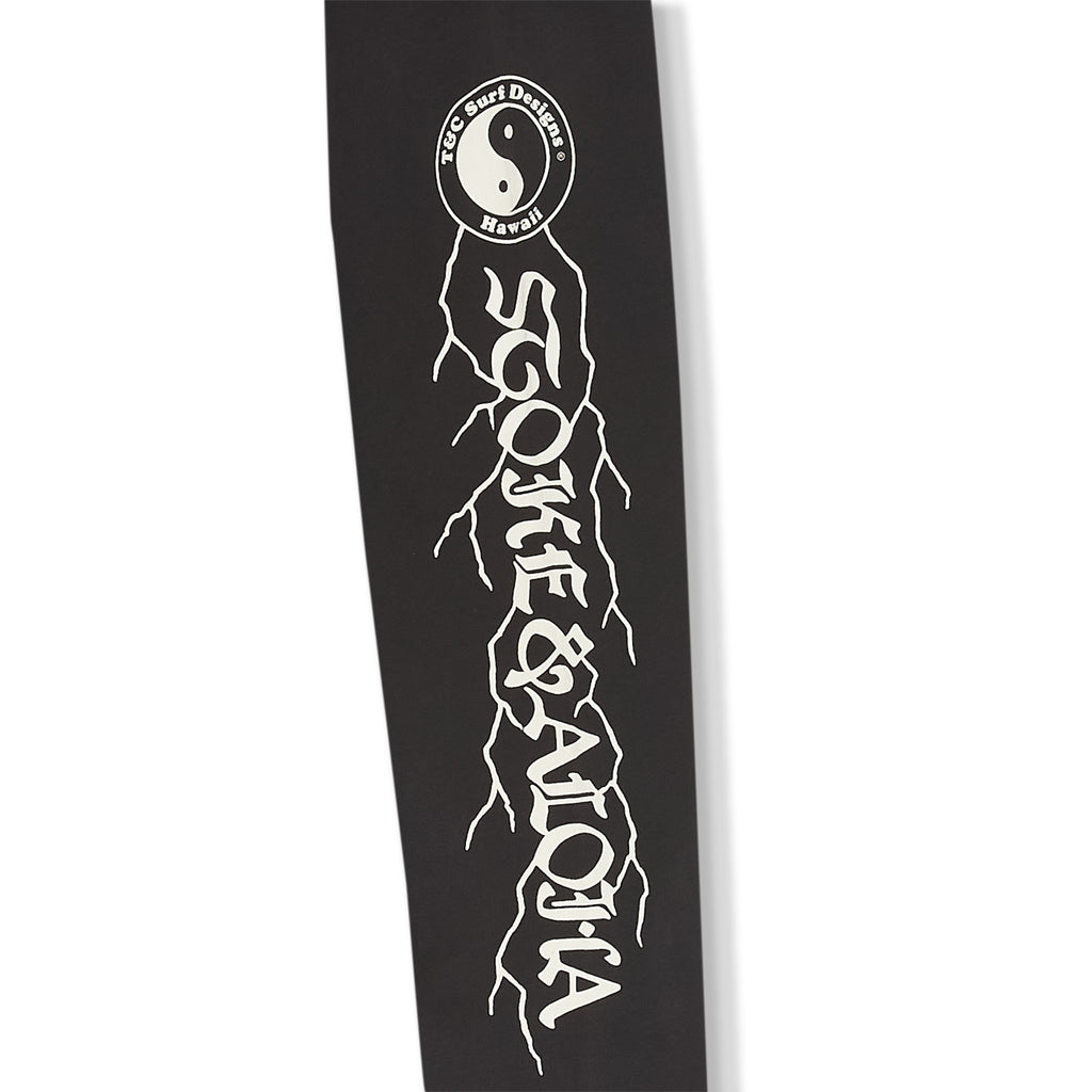 T-shirt de manga comprida T&C Surf Designs Koï Lightning - Preto Militar
