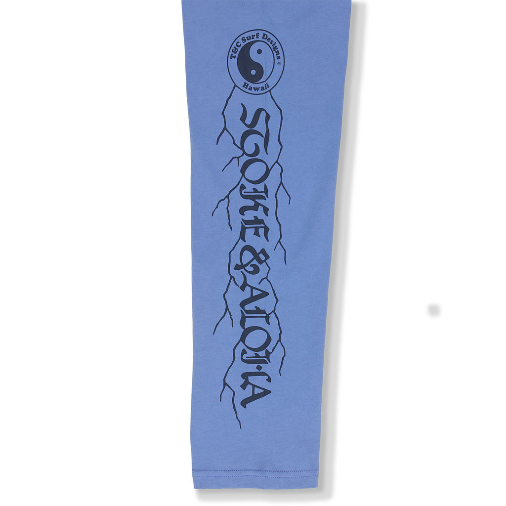 T-shirt de manga comprida T&C Surf Designs Koi Lightning - Azul-mirtilo