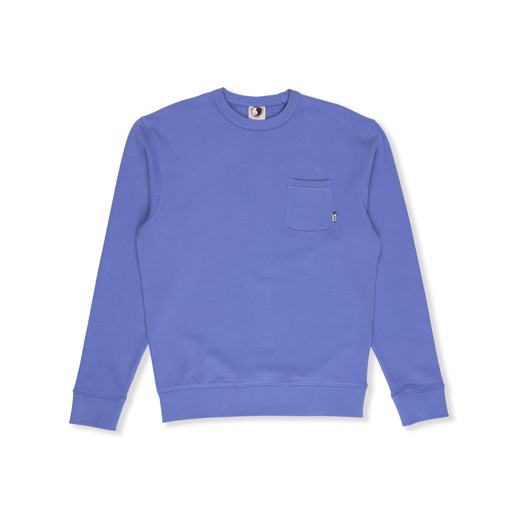 YY 71 Pocket Crew Sweat-Blueberry