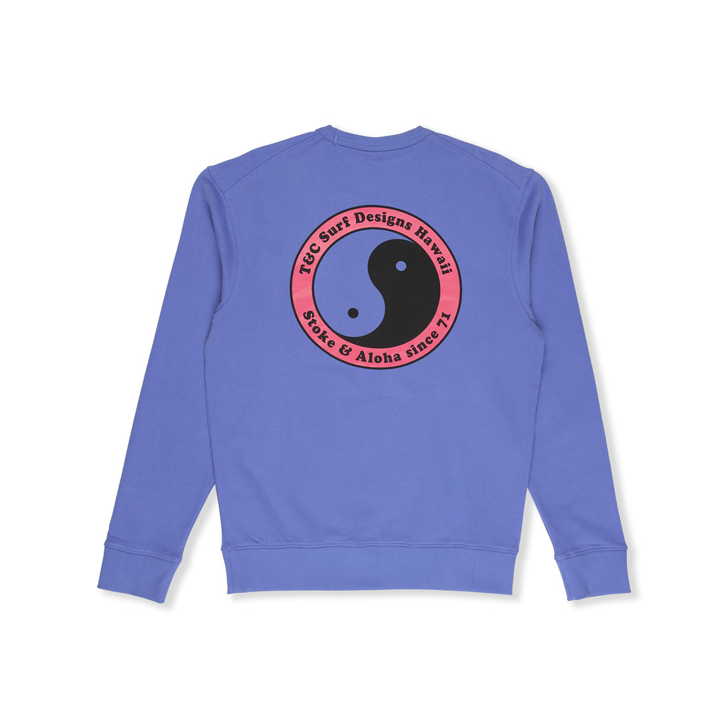 YY 71 Pocket Crew Sweat-Blueberry