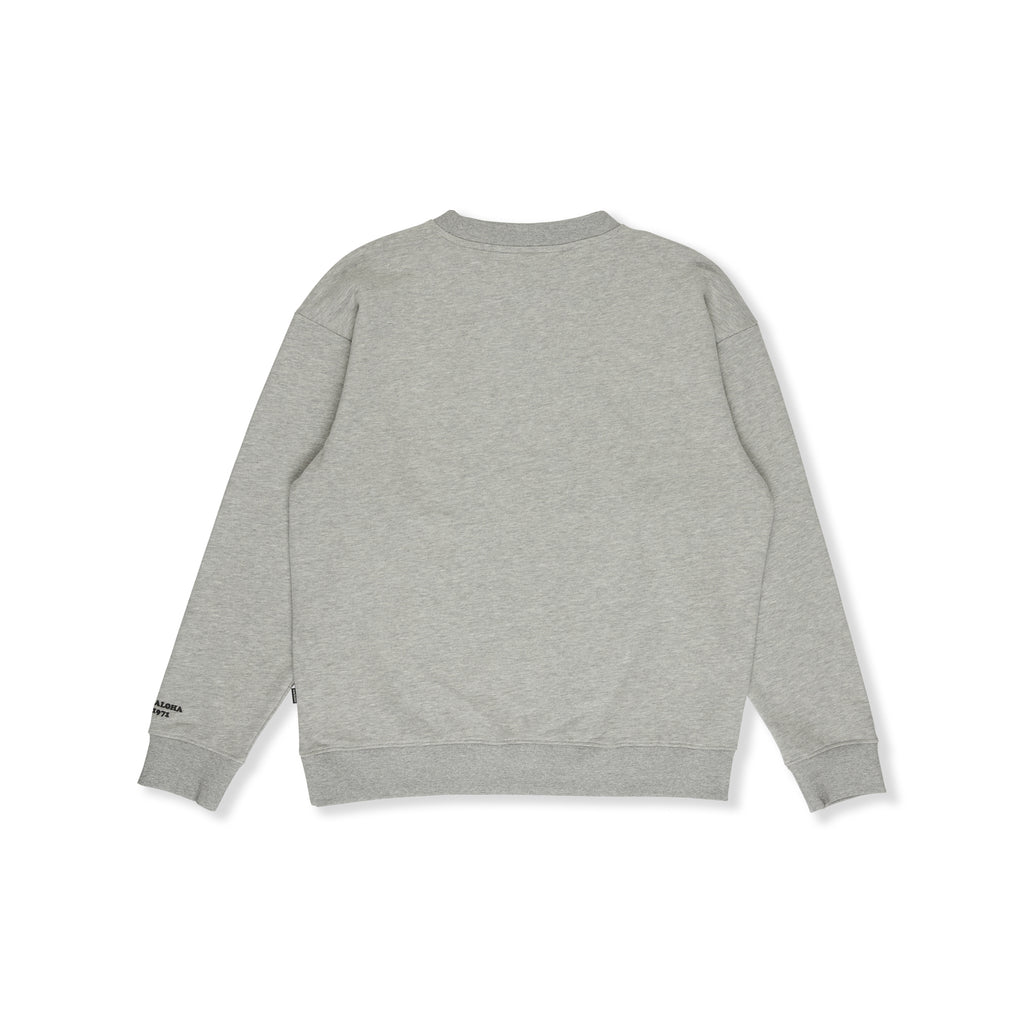 T&amp;C Surf Designs Aloha State Crew Sweat-Heather Gray