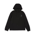 Nylon Hooded Coach Veste - Black
