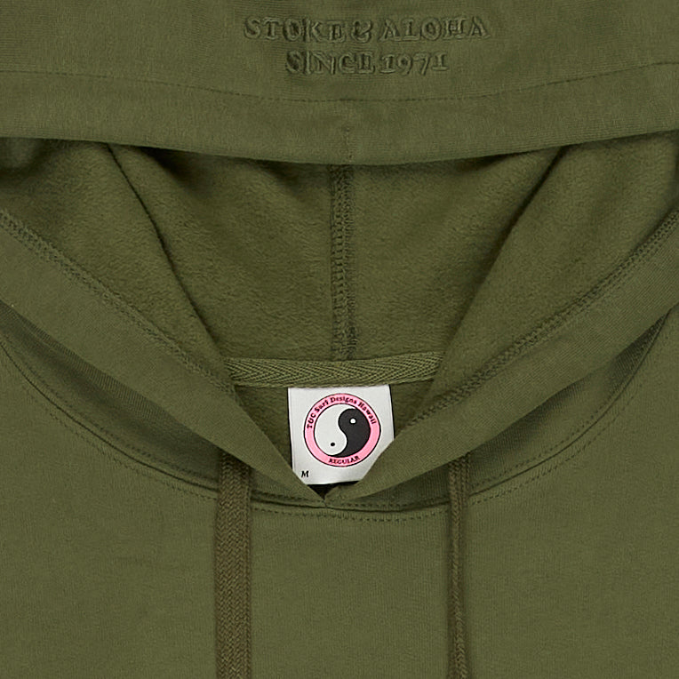 Sweatshirt com capuz T&C Surf Designs YY 71 Logo - Verde Militar