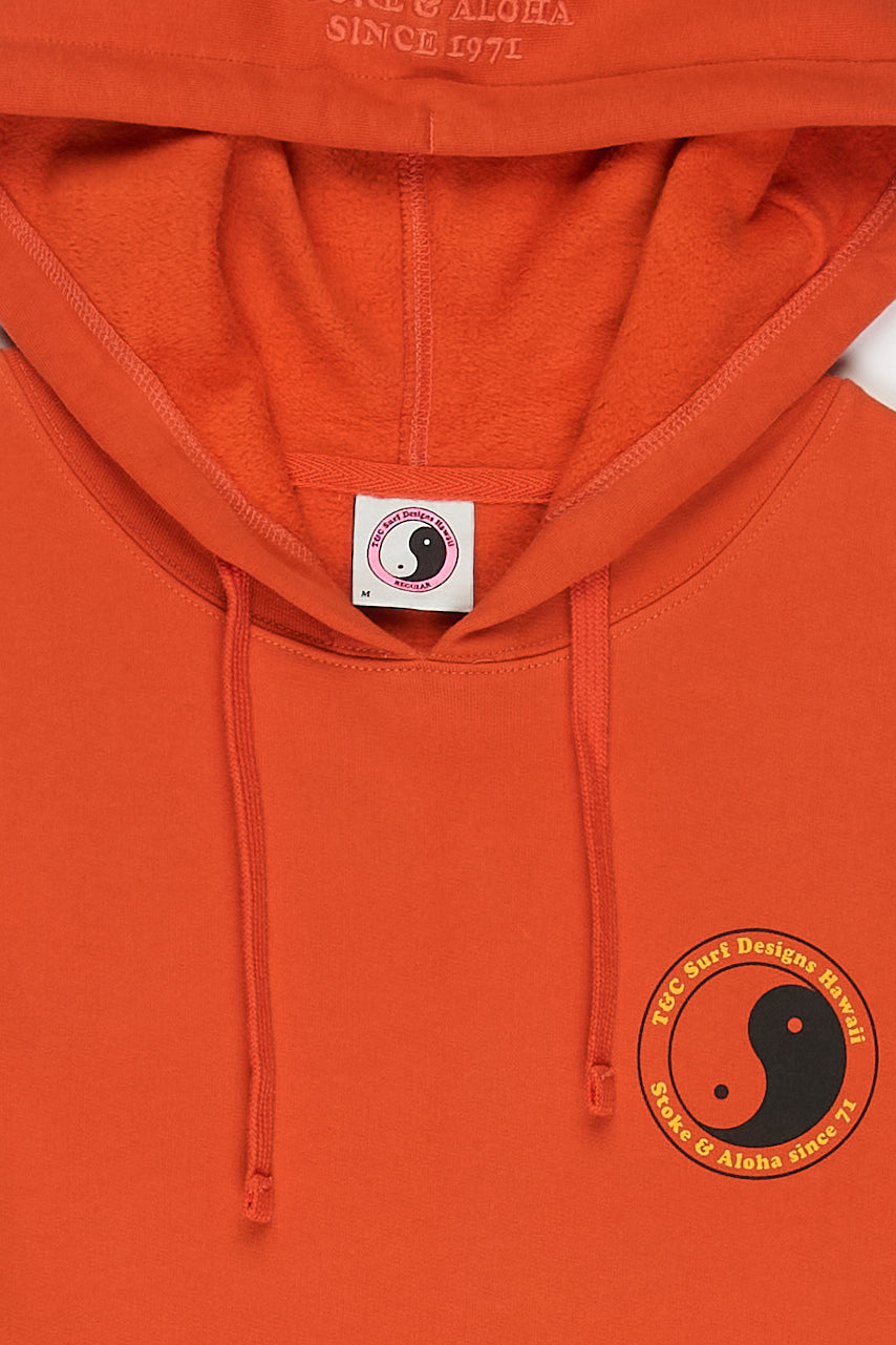 Sweatshirt com capuz T&C Surf Designs YY 71 Logo - Cor ferrugem