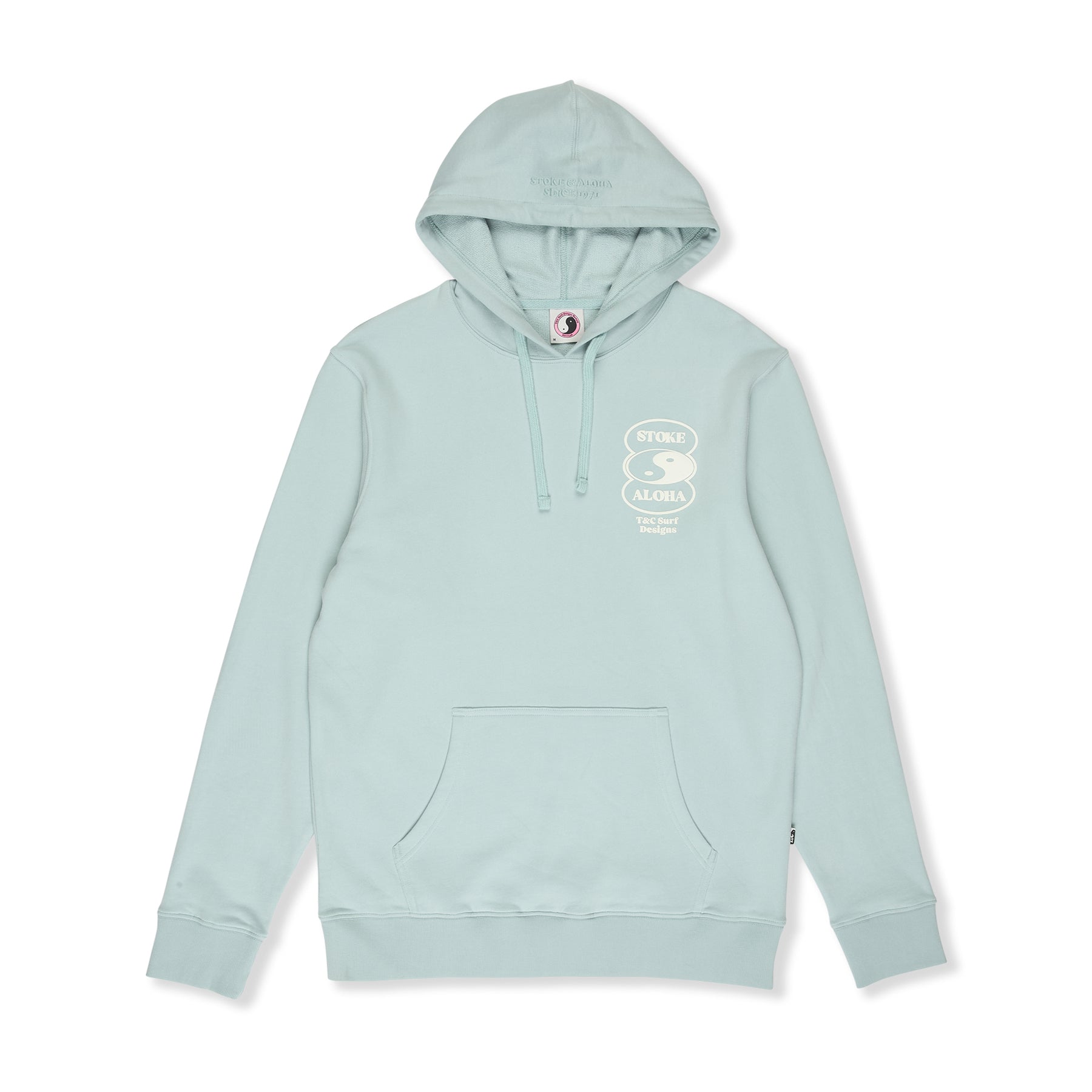 Sweatshirt com capuz oval T&C Surf Designs - Azul usado