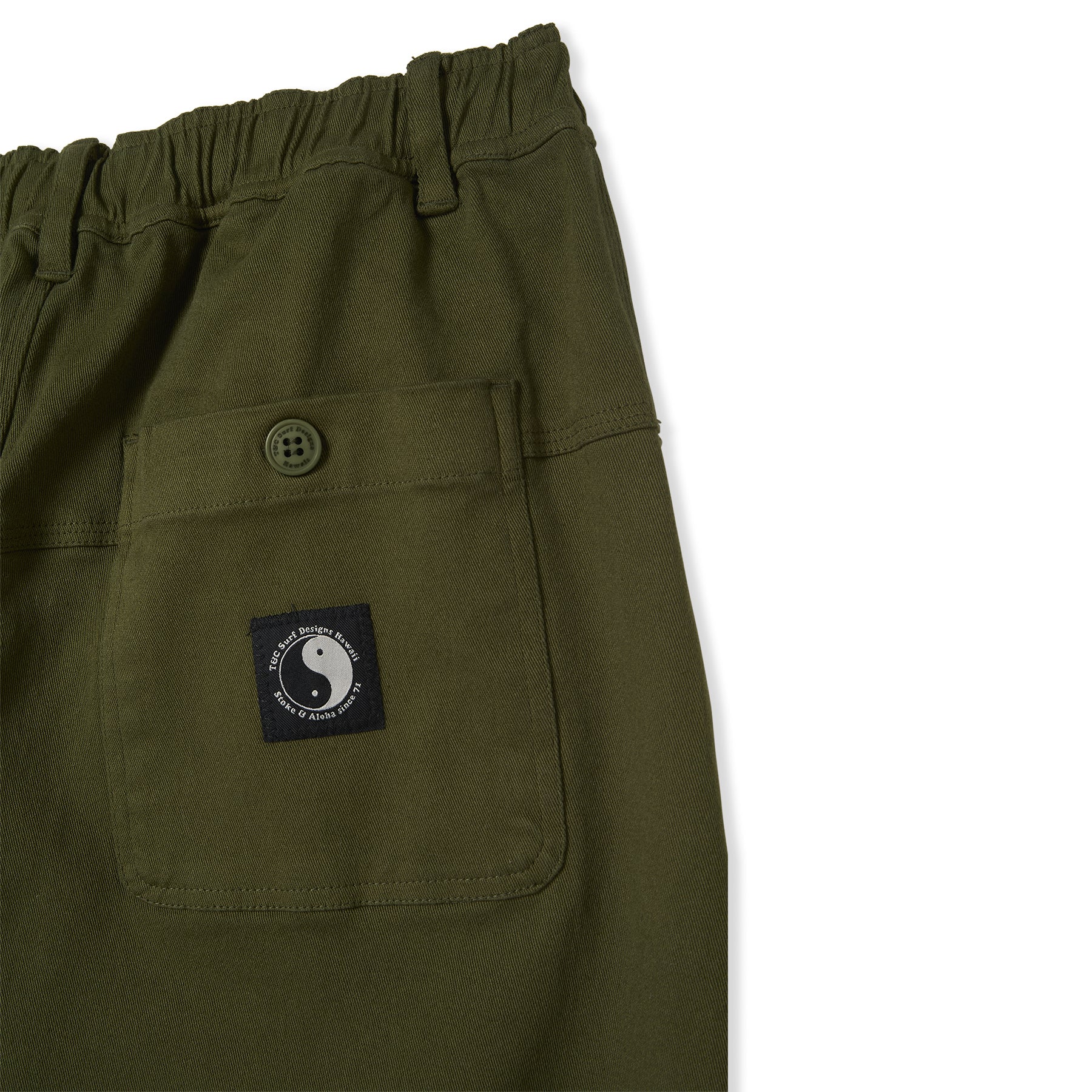 Calça de praia T&C Surf Designs - Verde Militar