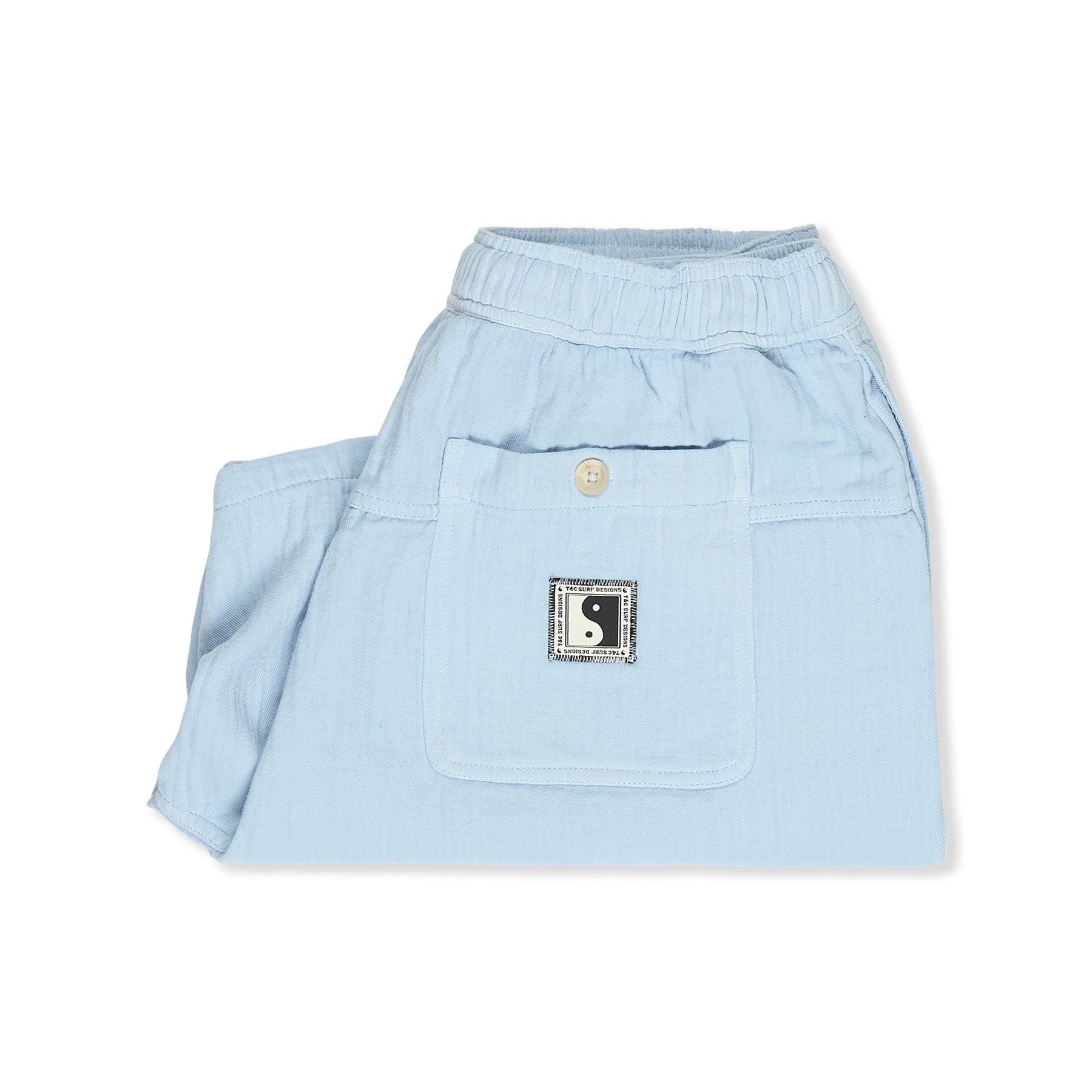 Calção de praia T&C Surf Designs Cotton Gaze 20" - Azul Claro (Usado)