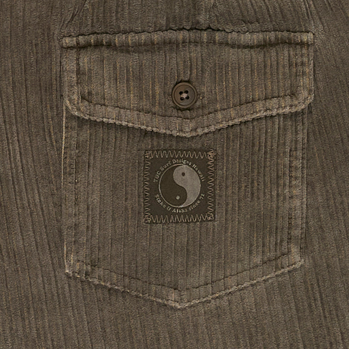 Calção de praia em bombazine T&C Surf Designs 19" - Castanho