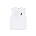 YY 71 Logo Muscle Débardeur -White