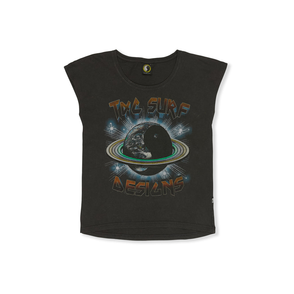 Planet Muscle T-shirt manches courtes -Wash Black