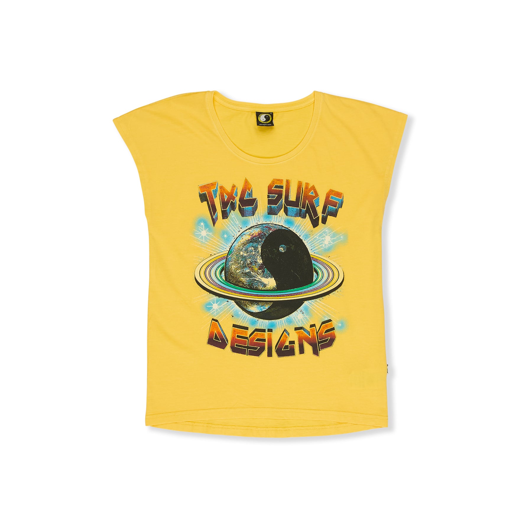 Planet Muscle T-shirt manches courtes -Washed Yellow