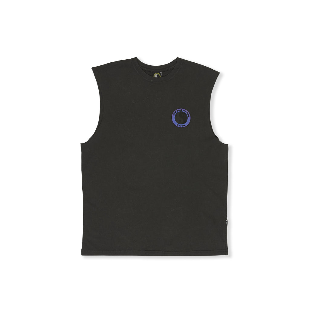 T-shirt de manga curta T&C Surf Designs Muscle - Preto