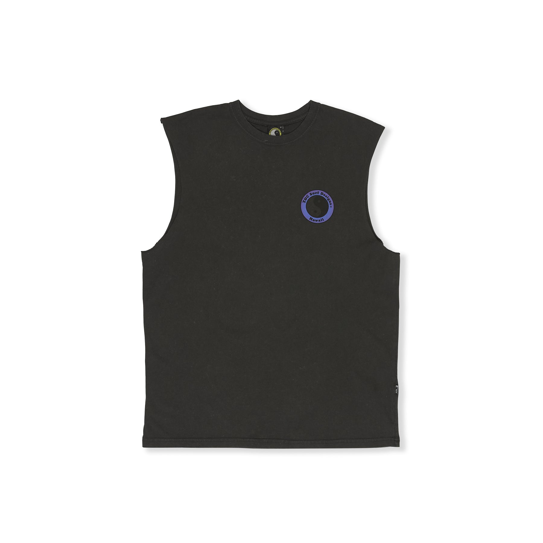 T-shirt de manga curta T&C Surf Designs Muscle - Preto