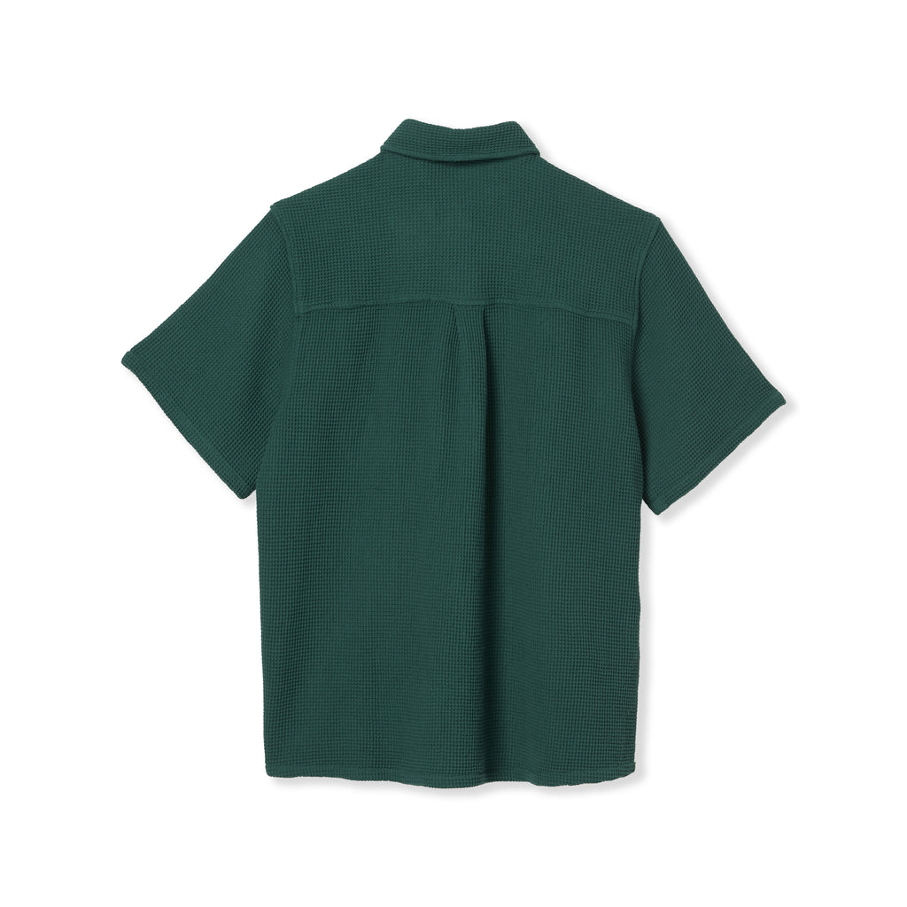 Camisola de manga curta T&C Surf Designs Waffle - Verde Mar
