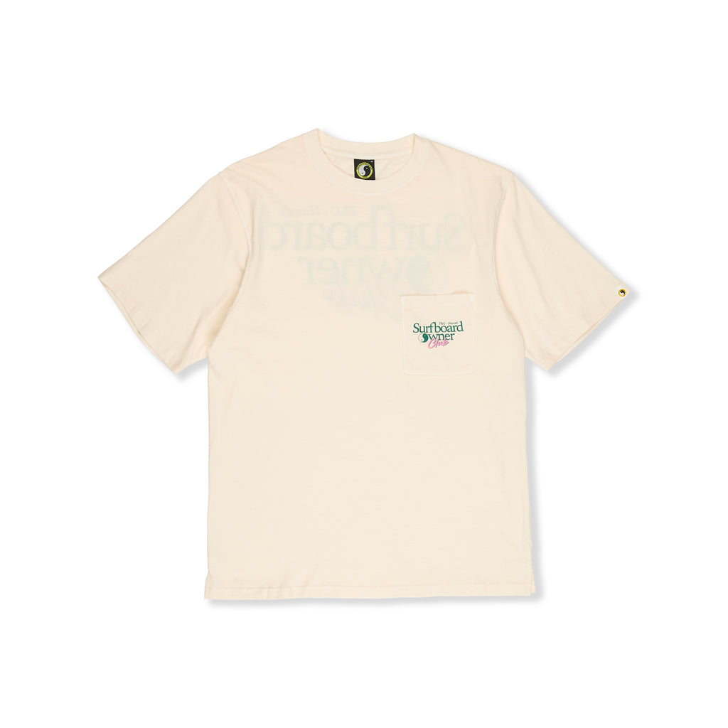 T-shirt de manga curta T&C Surf Designs Owner - Branco Vintage