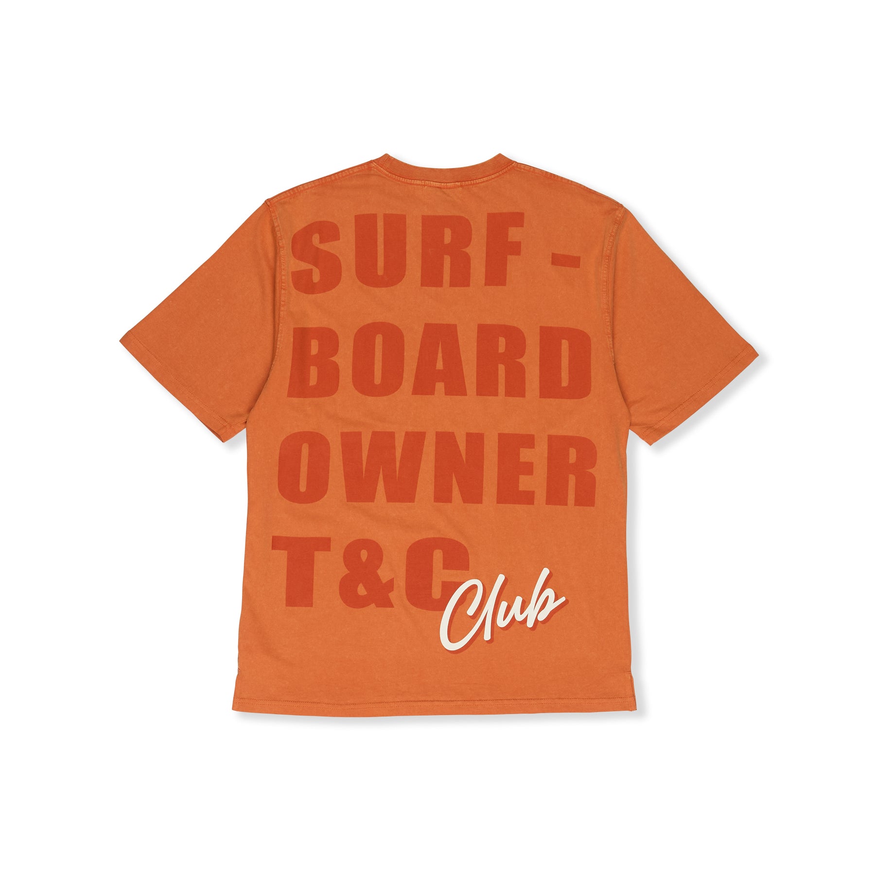 T-shirt T&C Surf Designs Owner S/S em cor ferrugem