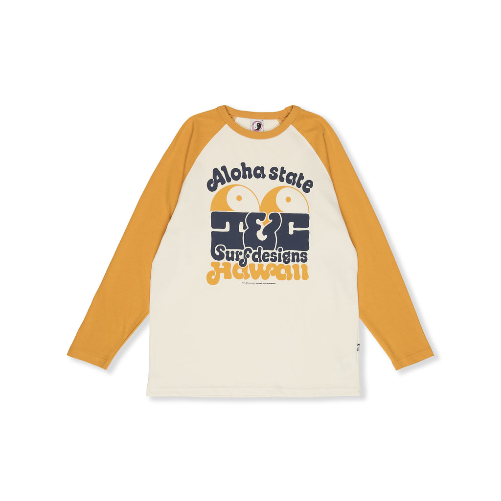 T&amp;C Surf Designs Aloha State L/S Tee-Sunflower