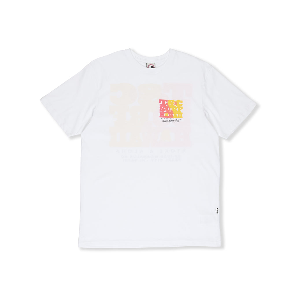 T-shirt de manga curta T&C Surf Designs Filter - Branca