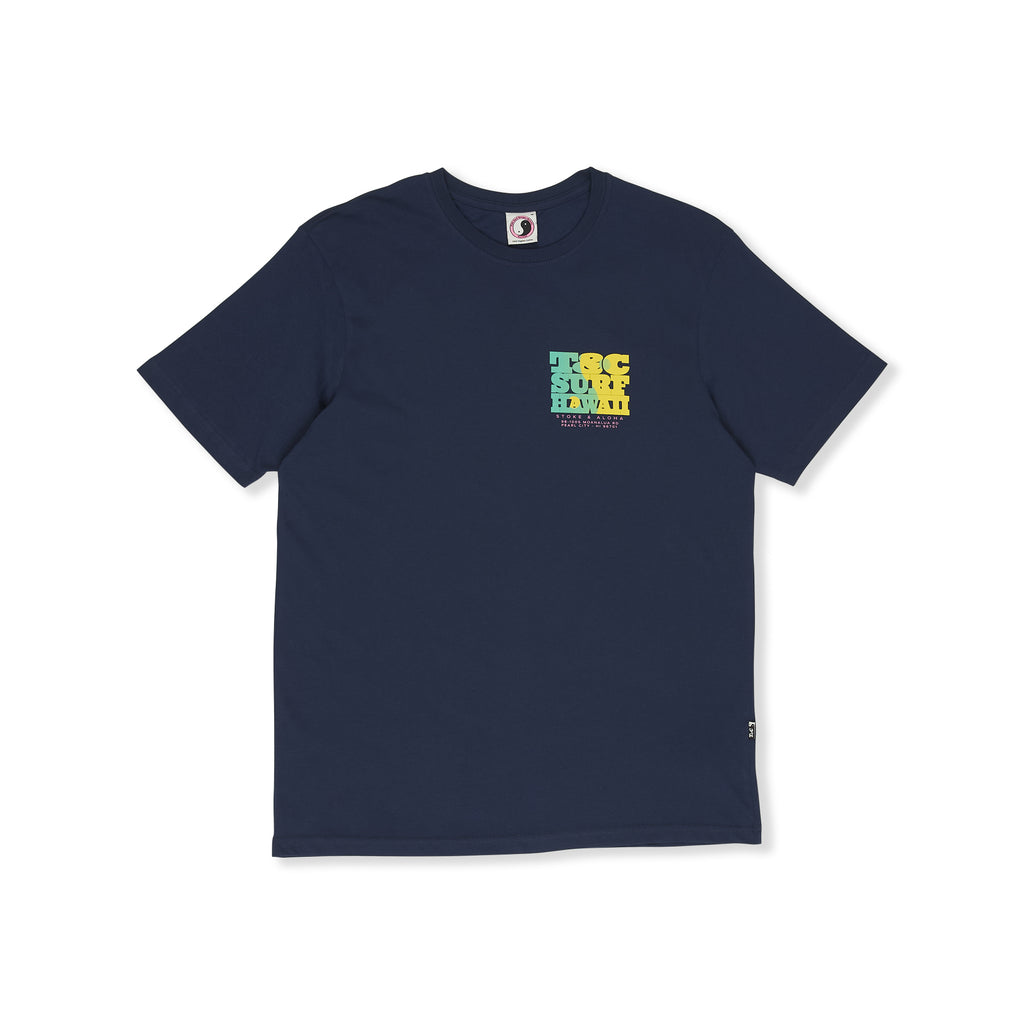 T-shirt de manga curta T&C Surf Designs Filter - Azul Marinho Escuro