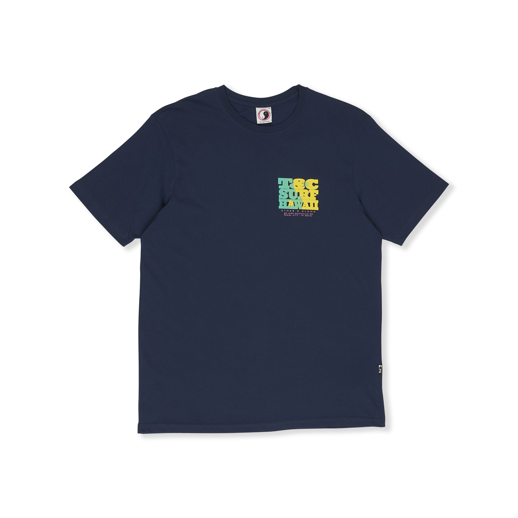 T-shirt de manga curta T&C Surf Designs Filter - Azul Marinho Escuro