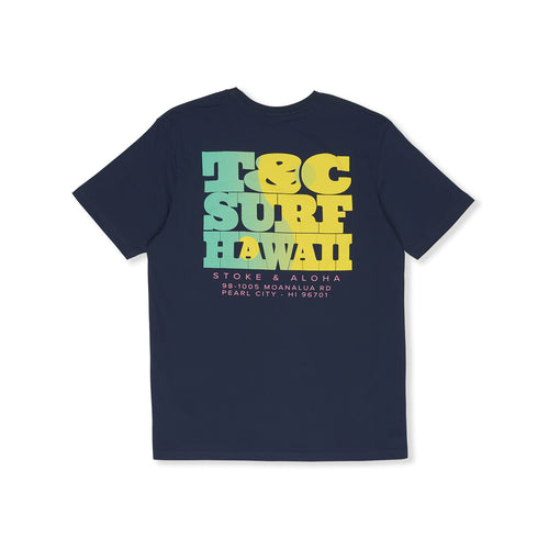 T-shirt de manga curta T&C Surf Designs Filter - Azul Marinho Escuro