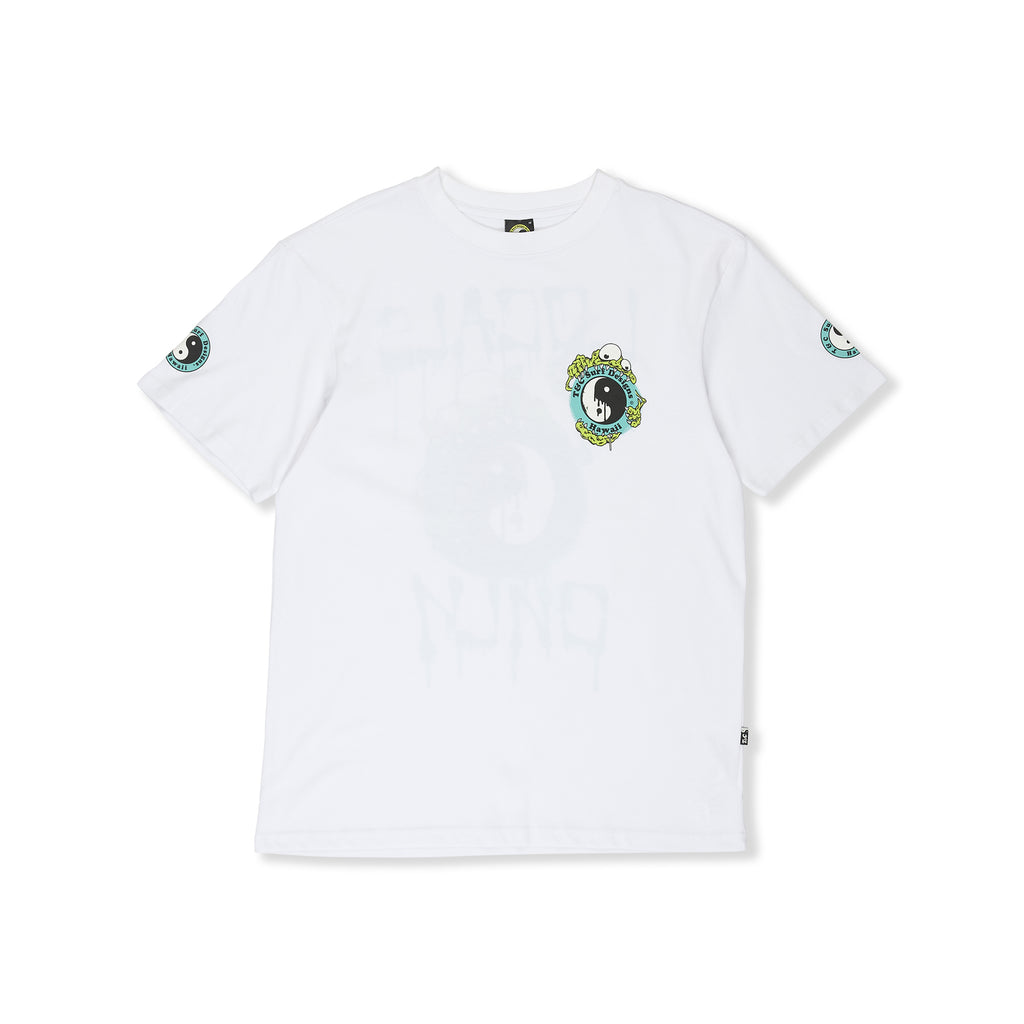 T&C Surf Designs Funco YY T-Shirt de manga curta - Branca