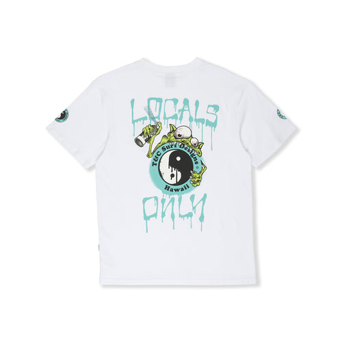 T&C Surf Designs Funco YY T-Shirt de manga curta - Branca