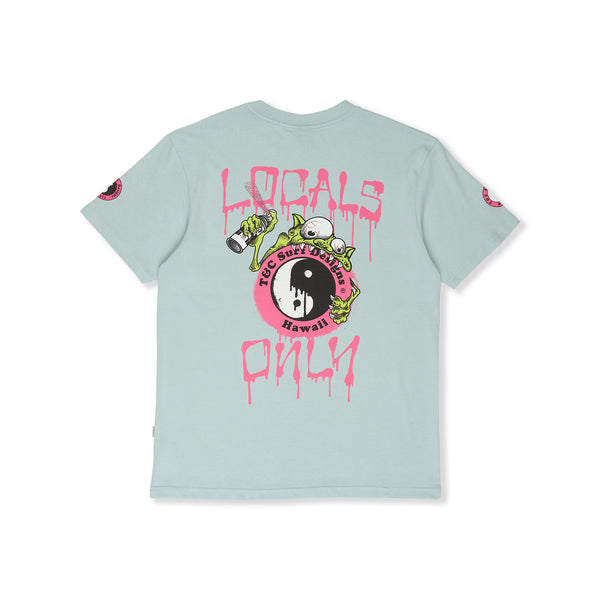 T-shirt de manga curta T&C Surf Designs Funco YY - Azul usada