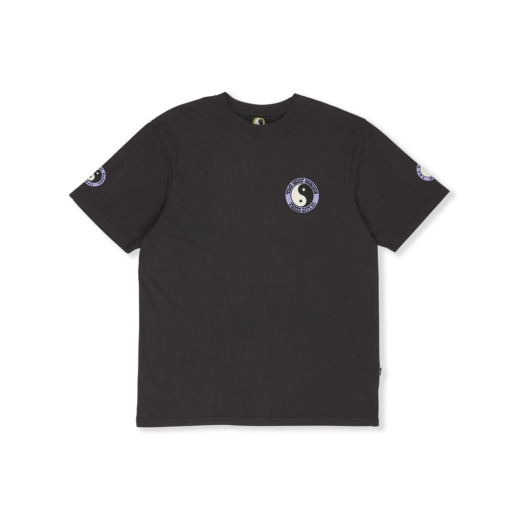 T-shirt de manga curta T&C Surf Designs Surf Service, lavagem preta.