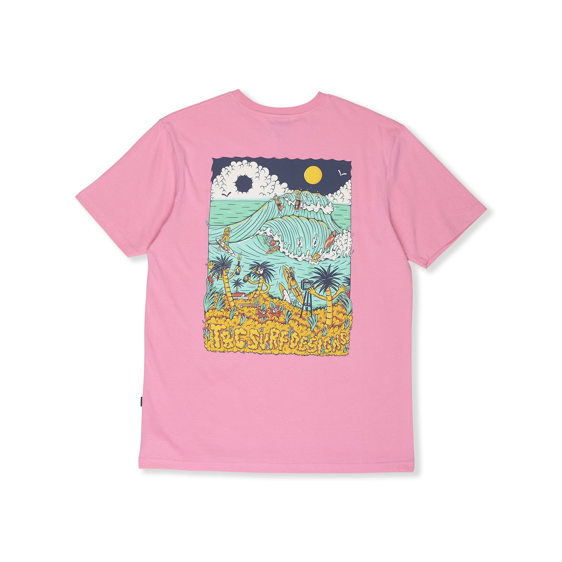 T&amp;C Surf Designs Kenny Scene S/S Tee-Pink