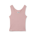 Women Rib  Débardeur -Old Pink